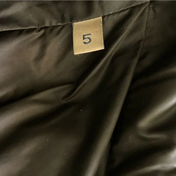 Moncler down puffer jacket black